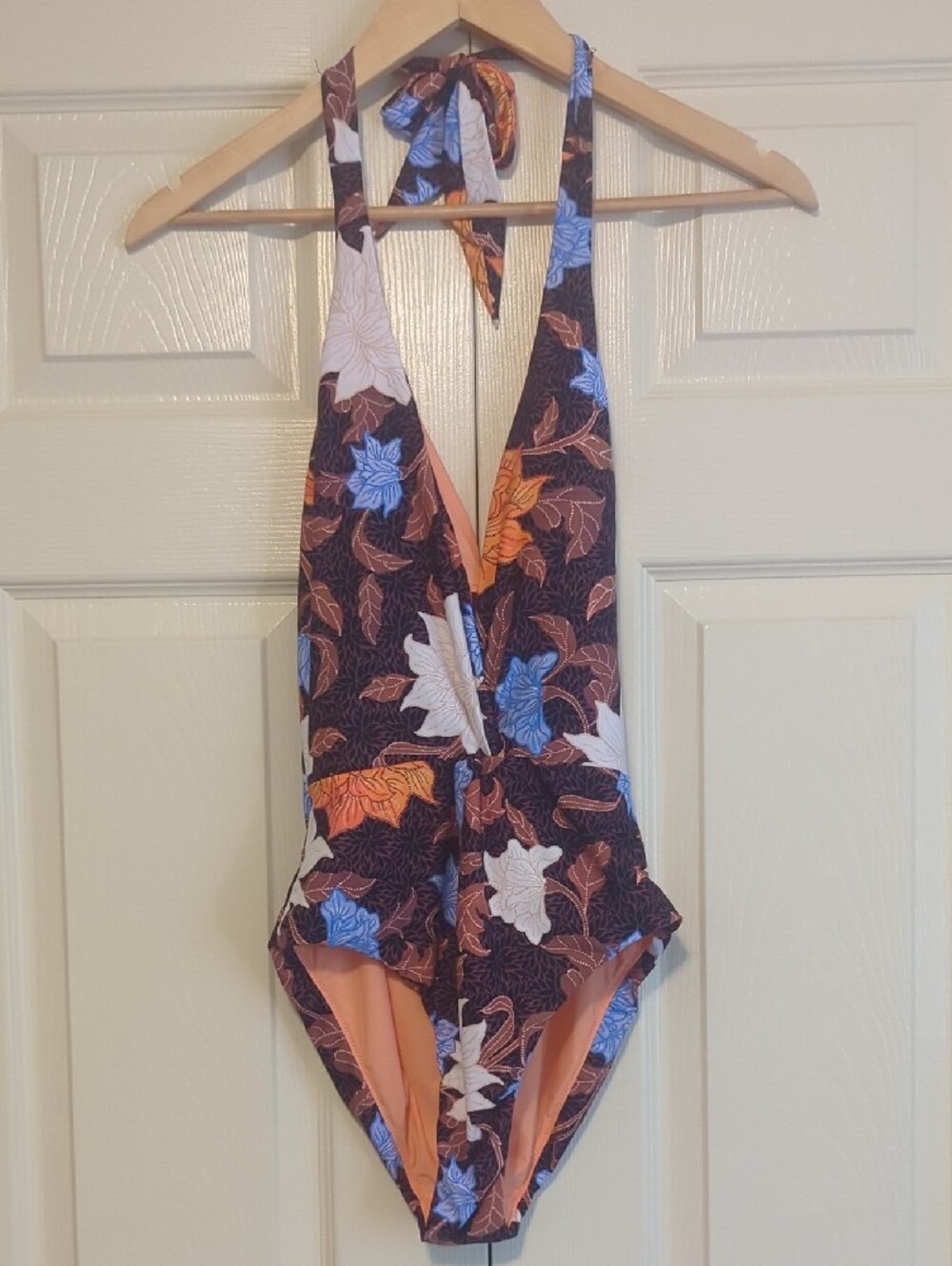 Seafolly Boheme One Piece Halter Swimsuit Floral Pattern - Picture 2 of 6